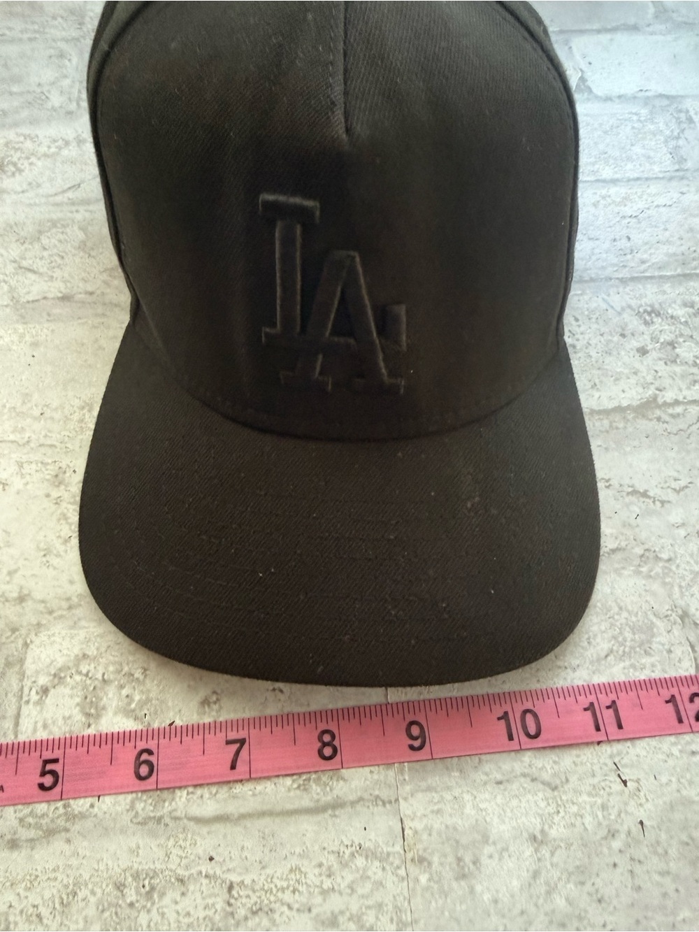 MLB Los Angeles Dodgers LA 59FIFTY New Era Hat Black Cap Adjustable 3D Logo 😍